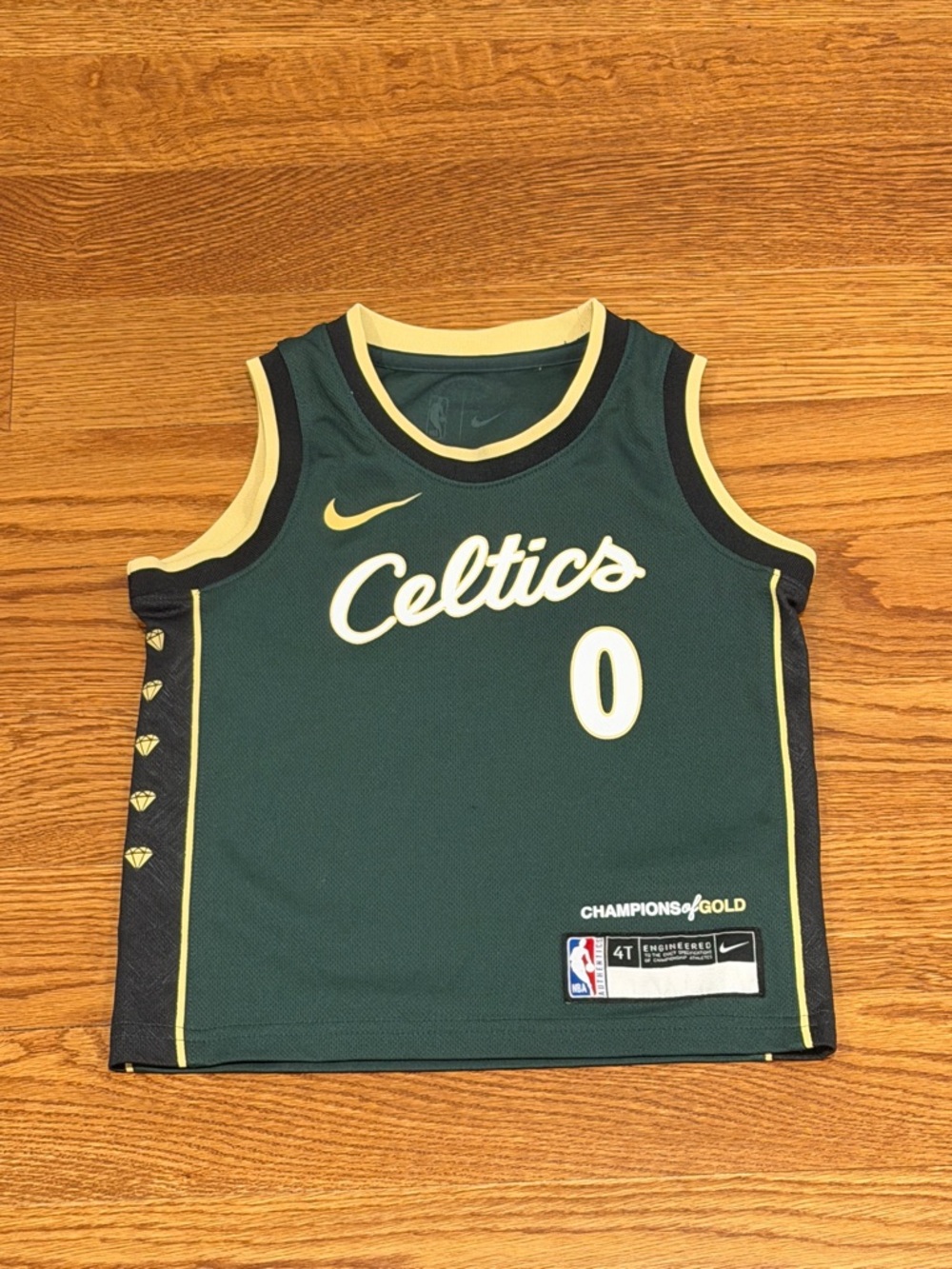 Toddler Celtics Basketball Jersey - City Edition